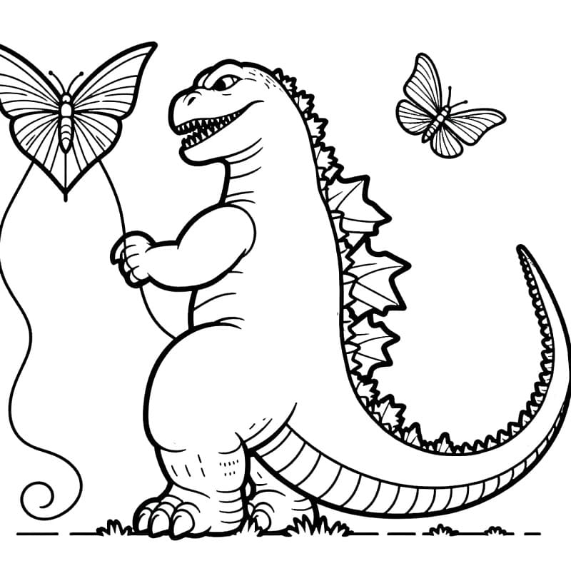 Godzilla (20) fargelegging