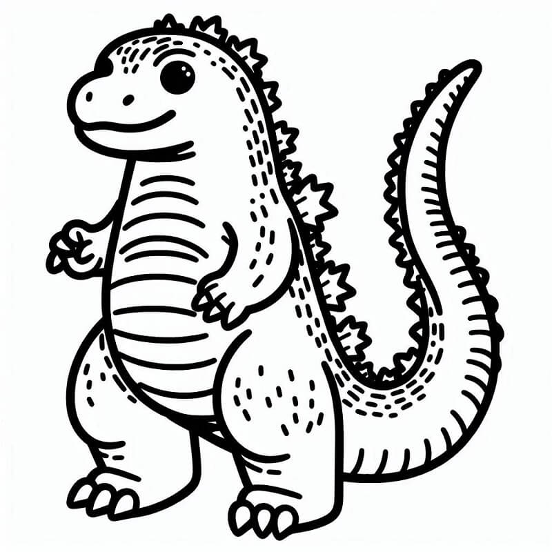 Godzilla (24) fargelegging