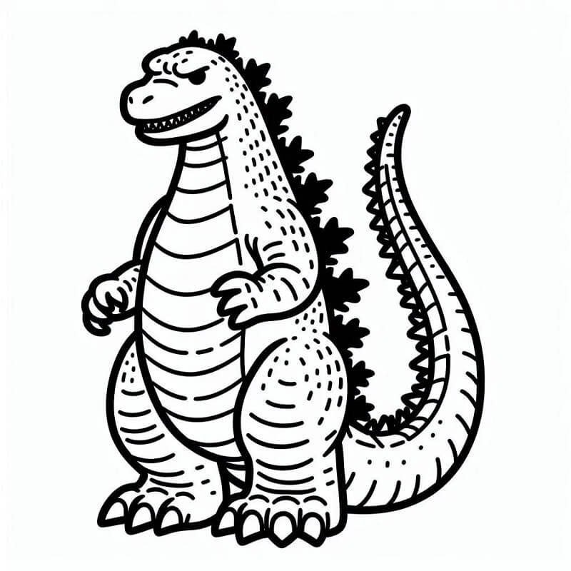Godzilla (25) fargelegging