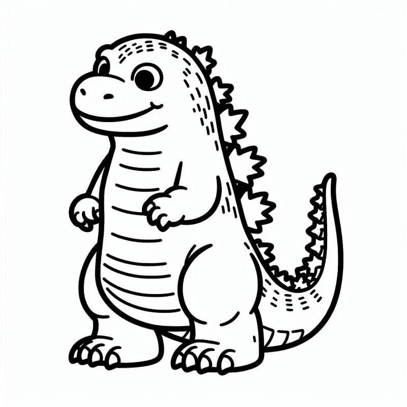 Godzilla (26) fargelegging