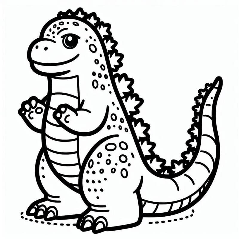 Godzilla (28) fargelegging