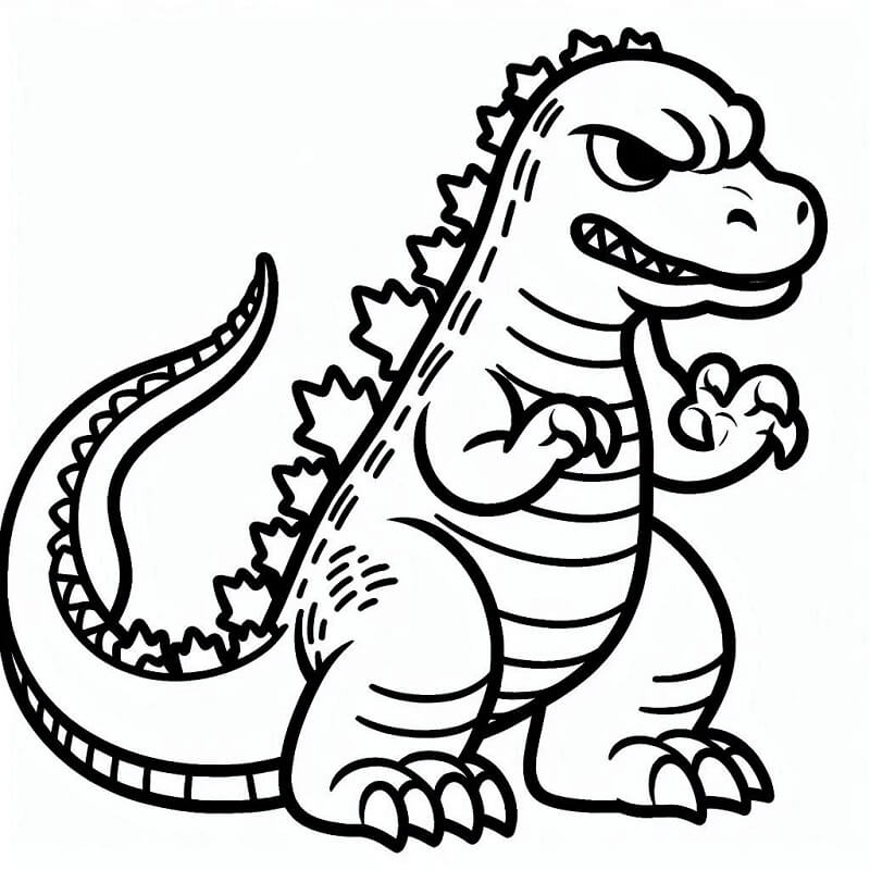 Godzilla (29) fargelegging