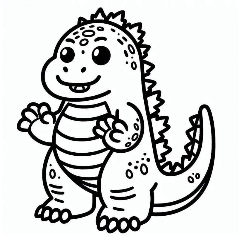 Godzilla (30) fargelegging