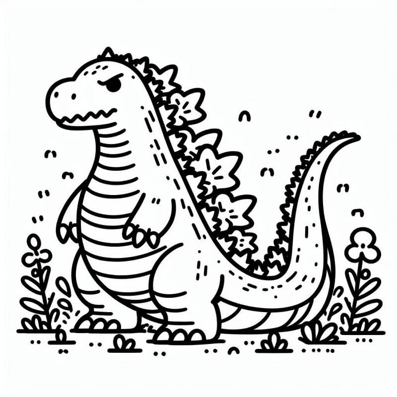 Godzilla (31) fargelegging