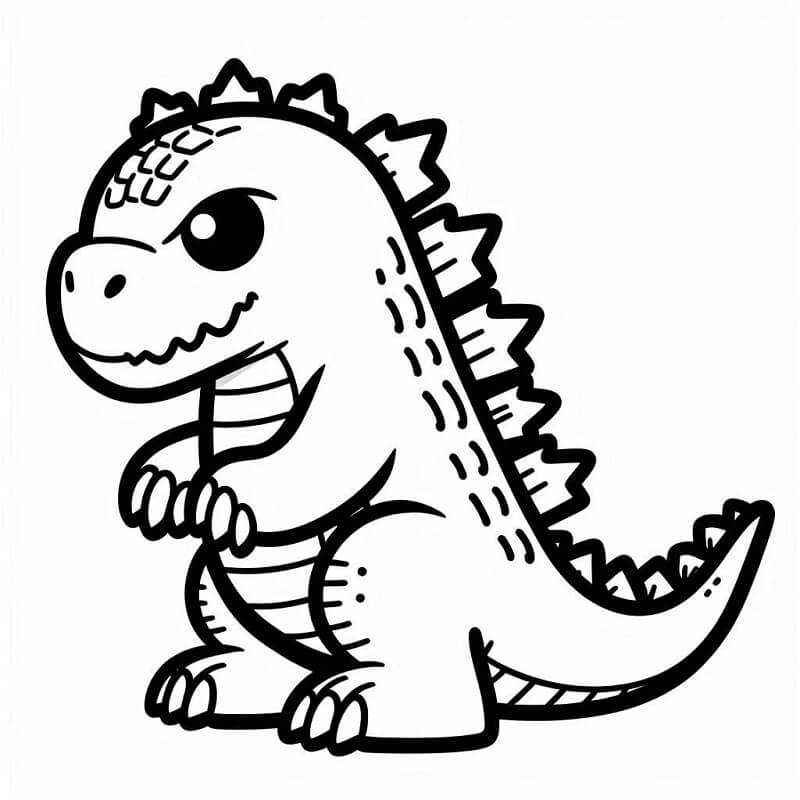 Godzilla (32) fargelegging