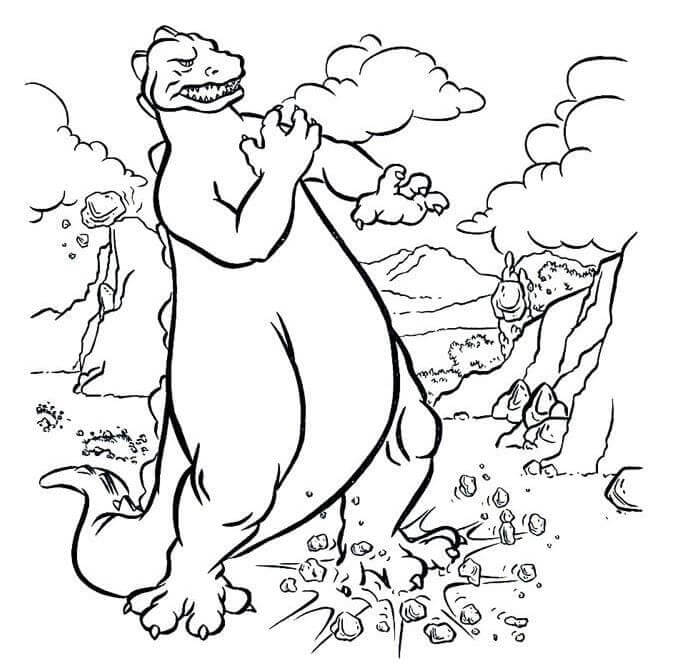 Godzilla (33) fargelegging