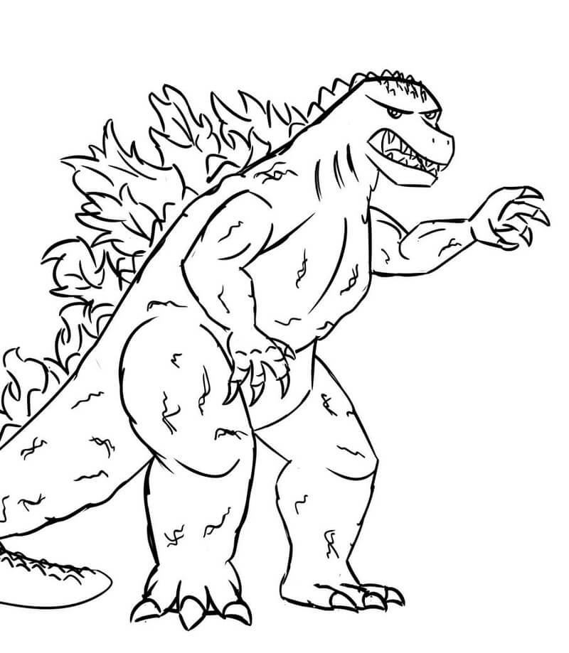 Godzilla (35) fargelegging