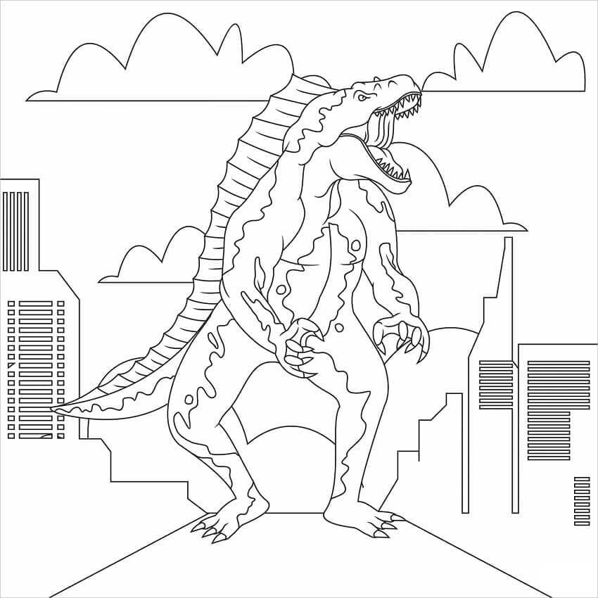 Godzilla (38) fargelegging