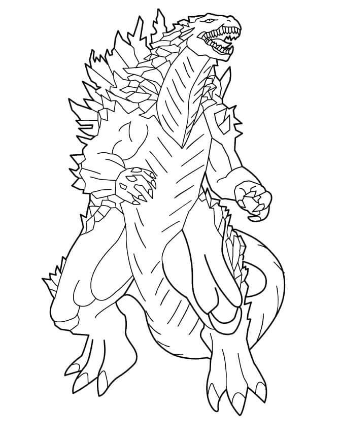 Godzilla (39) fargelegging