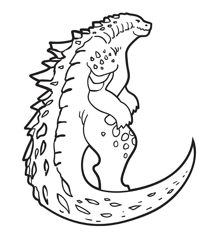 Godzilla (8) fargelegging