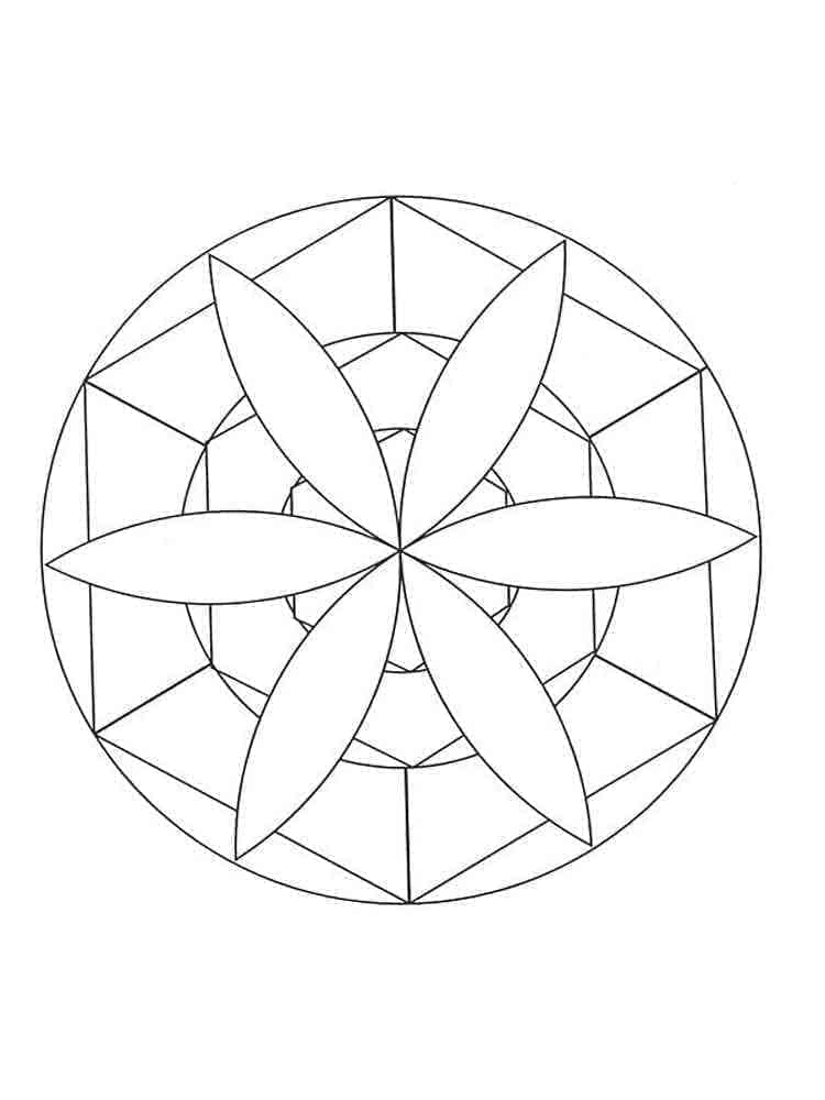Mandala (12) fargelegging