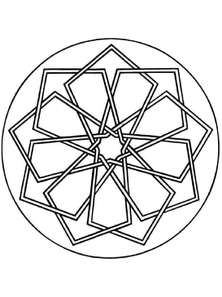 Mandala (13) fargelegging