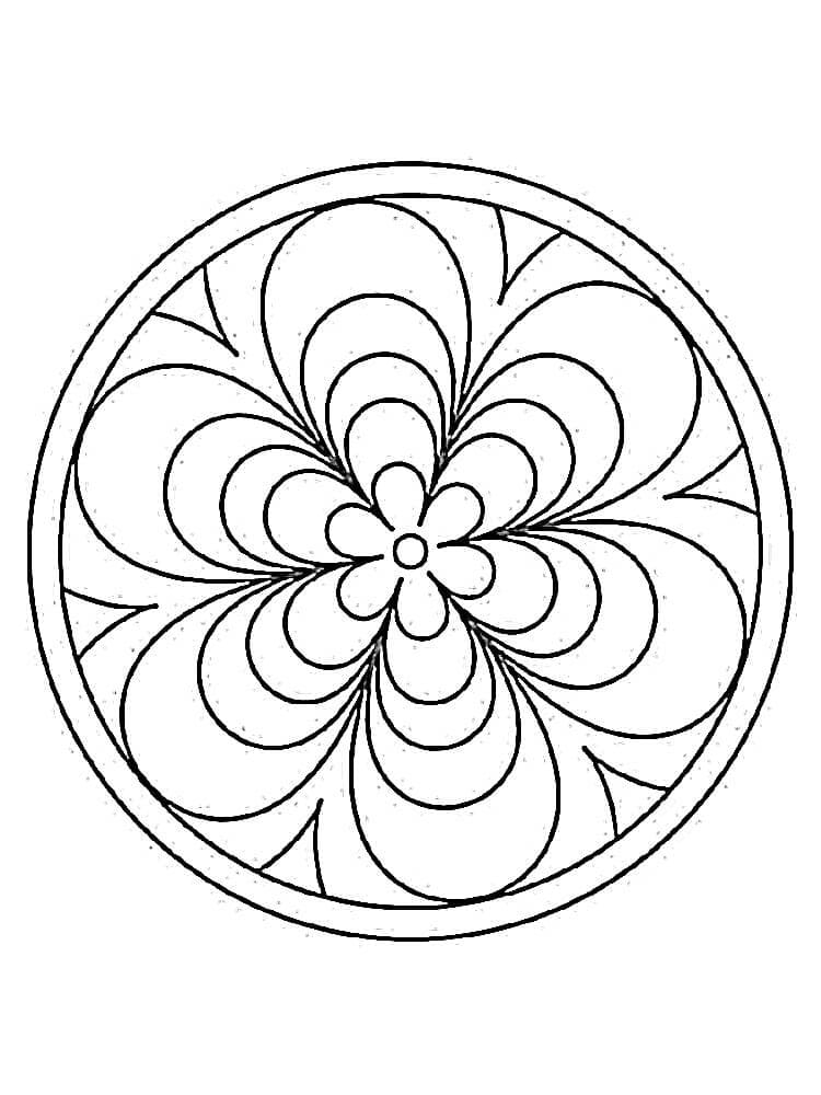 Mandala (17) fargelegging