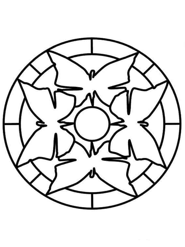 Mandala (18) fargelegging