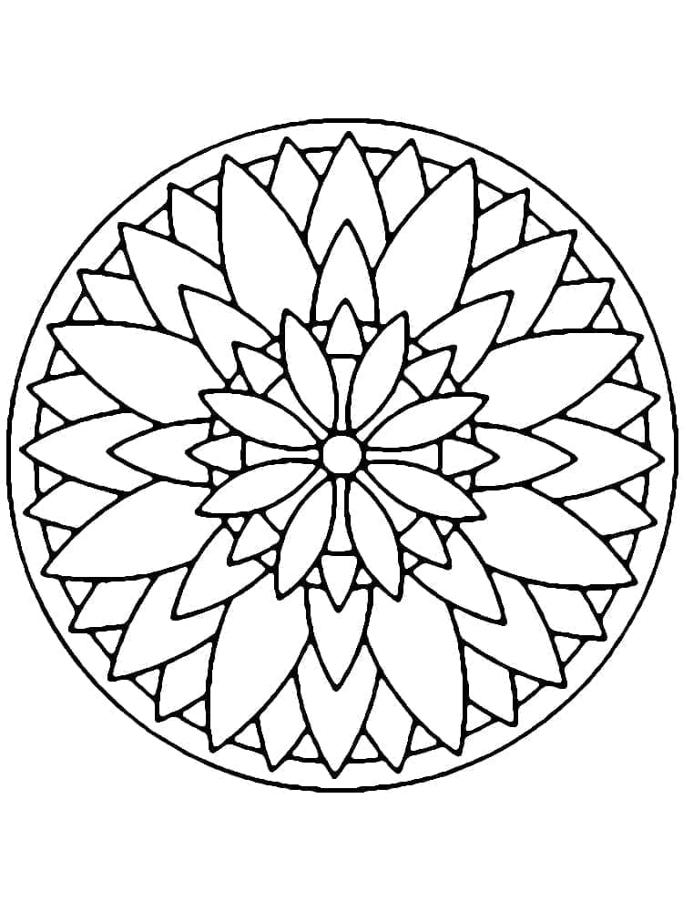 Mandala (2) fargelegging