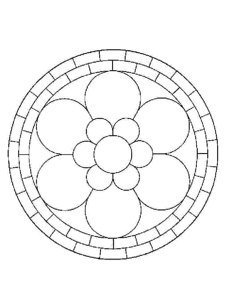 Mandala (7) fargelegging