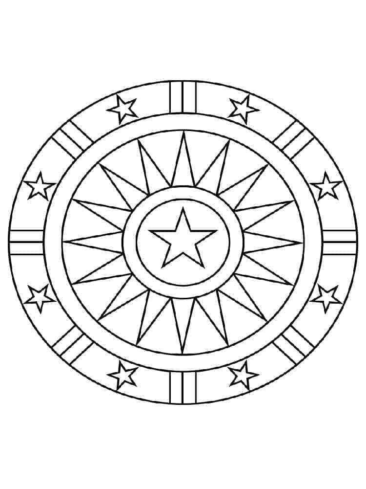 Mandala (9) fargelegging