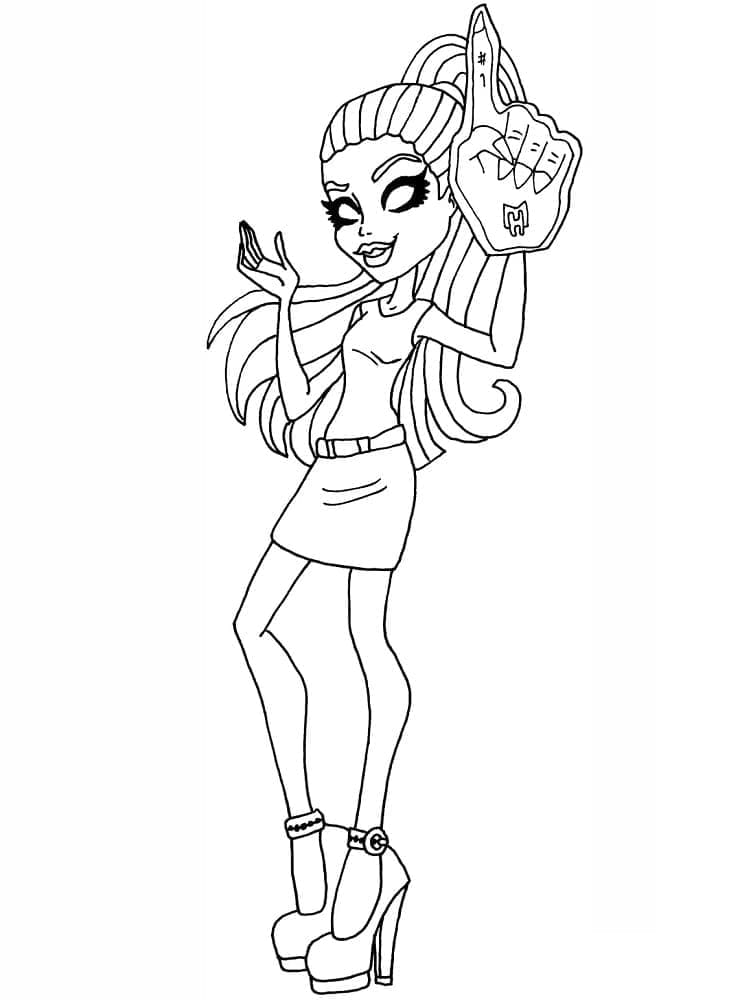 Monster High (1) fargelegging