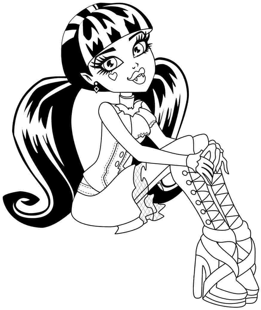Monster High fargelegging