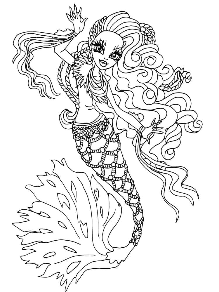 Monster High (3) fargelegging
