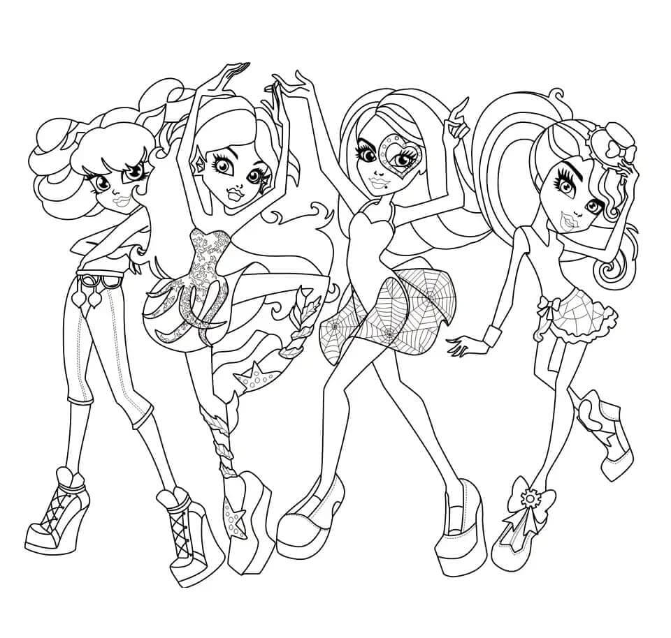 Monster High (34) fargelegging