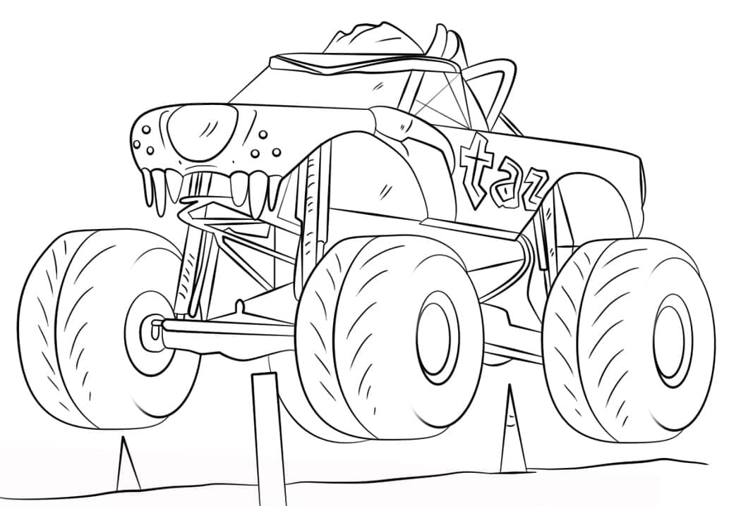 Monster Truck (1) fargelegging