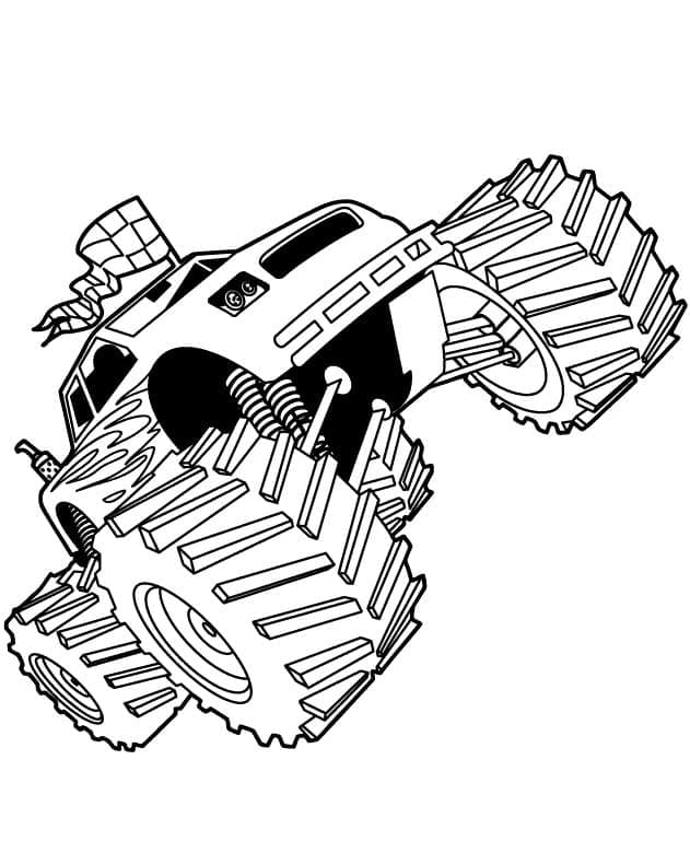 Monster Truck (10) fargelegging