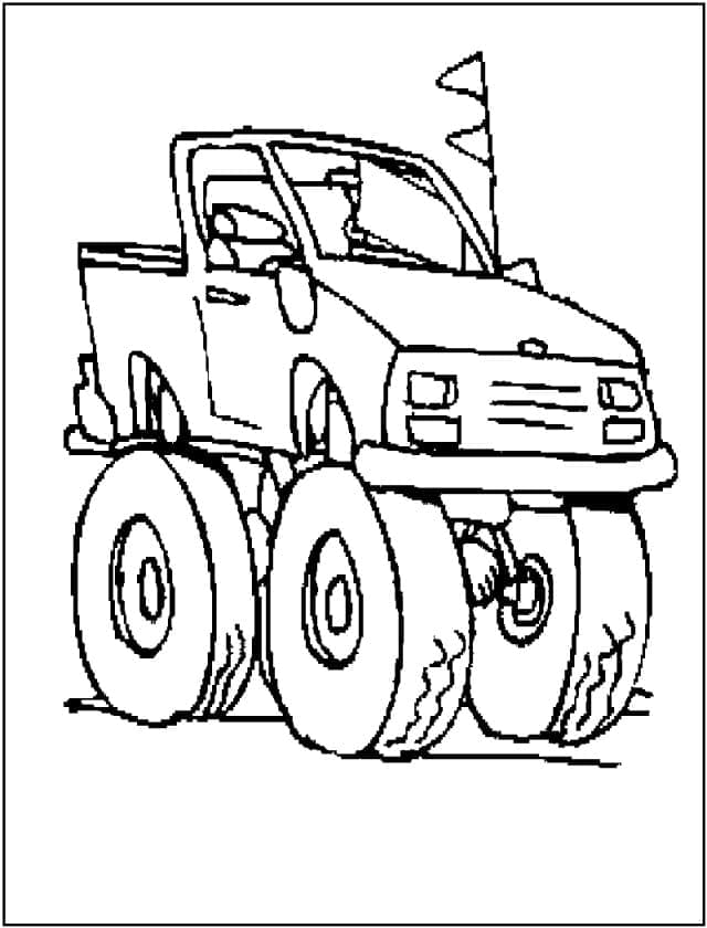 Monster Truck (12) fargelegging