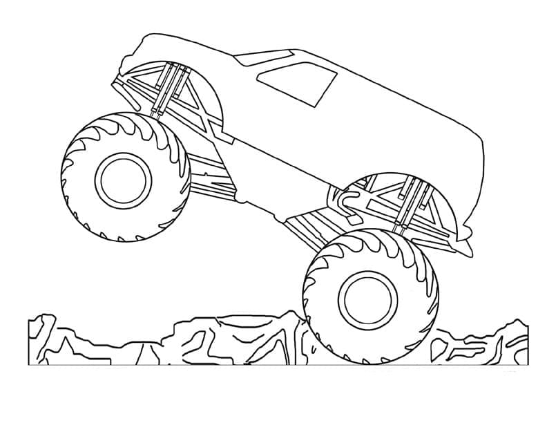 Monster Truck (13) fargelegging