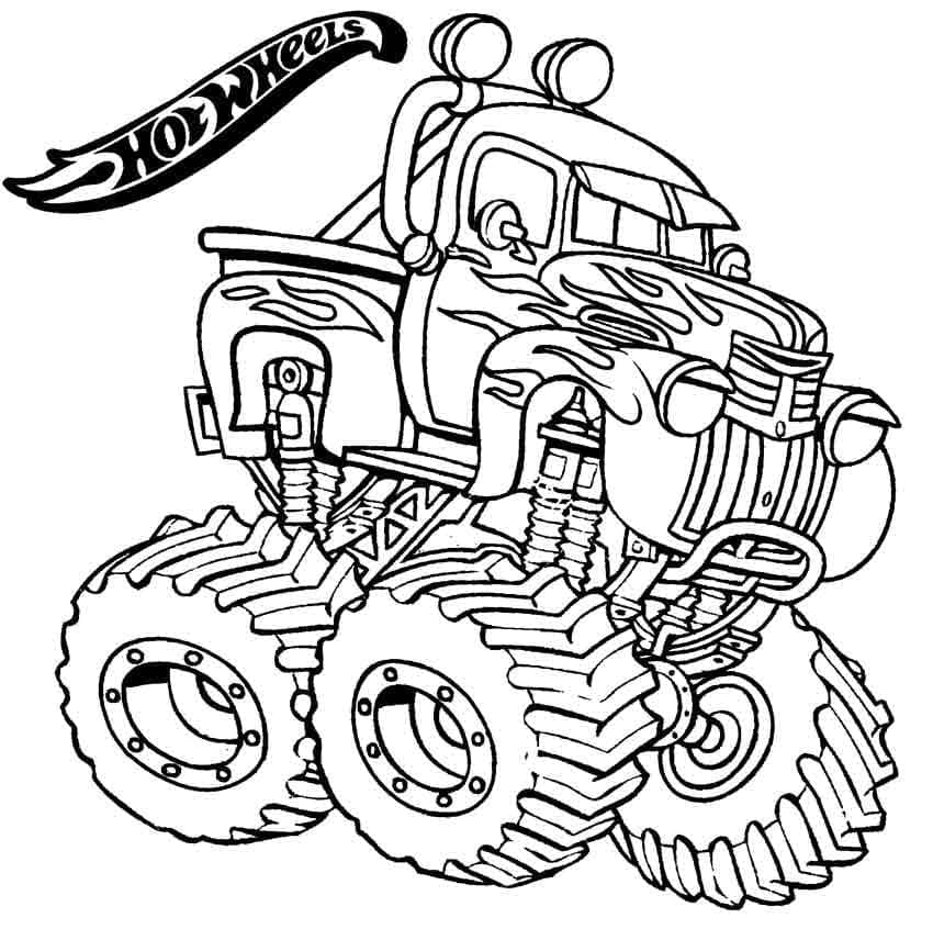 Monster Truck (18) fargelegging