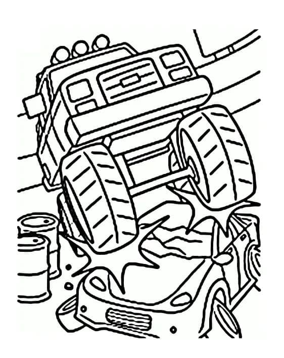Monster Truck (20) fargelegging