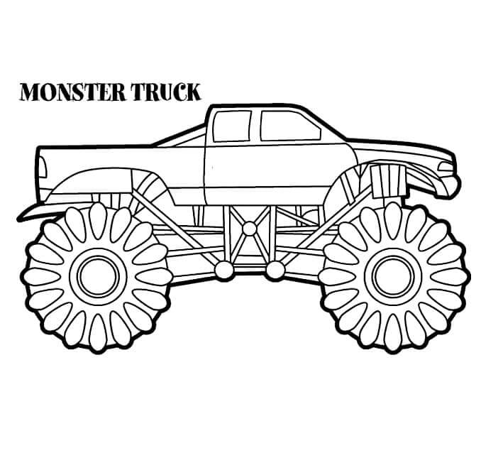 Monster Truck (21) fargelegging