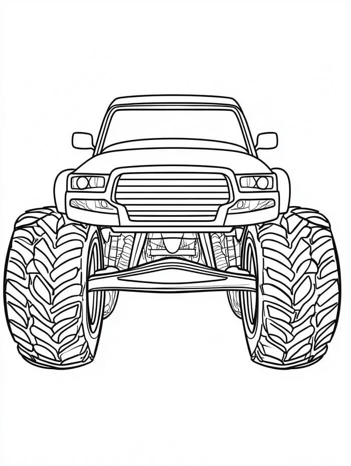 Monster Truck (24) fargelegging