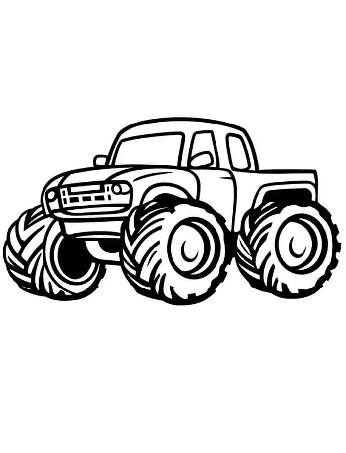 Monster Truck (27) fargelegging