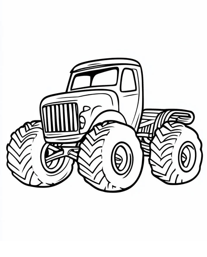 Monster Truck (28) fargelegging