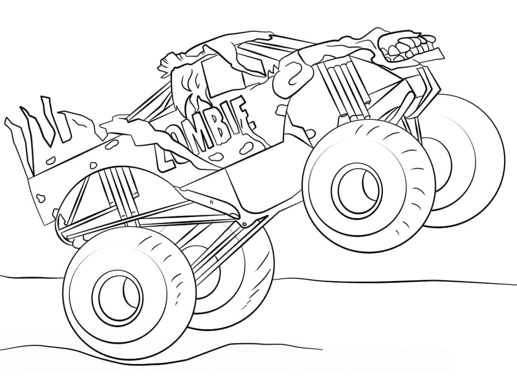 Monster Truck (3) fargelegging