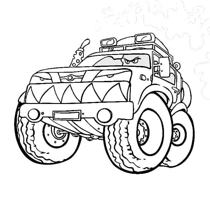 Monster Truck (30) fargelegging