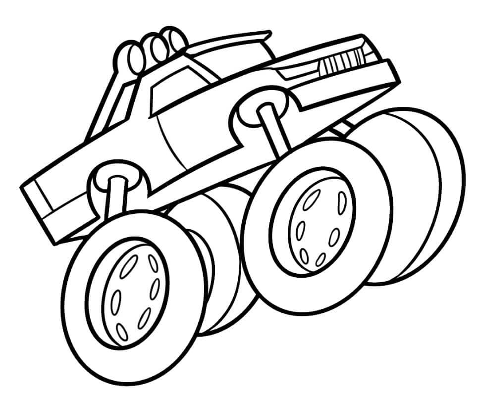 Monster Truck (32) fargelegging