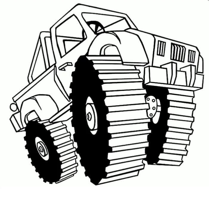 Monster Truck (33) fargelegging