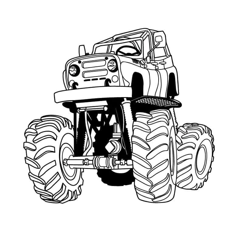 Monster Truck (40) fargelegging