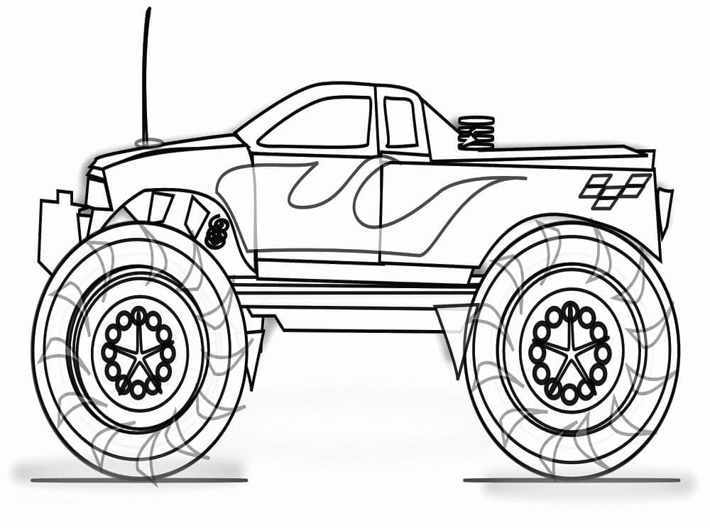 Monster Truck (6) fargelegging