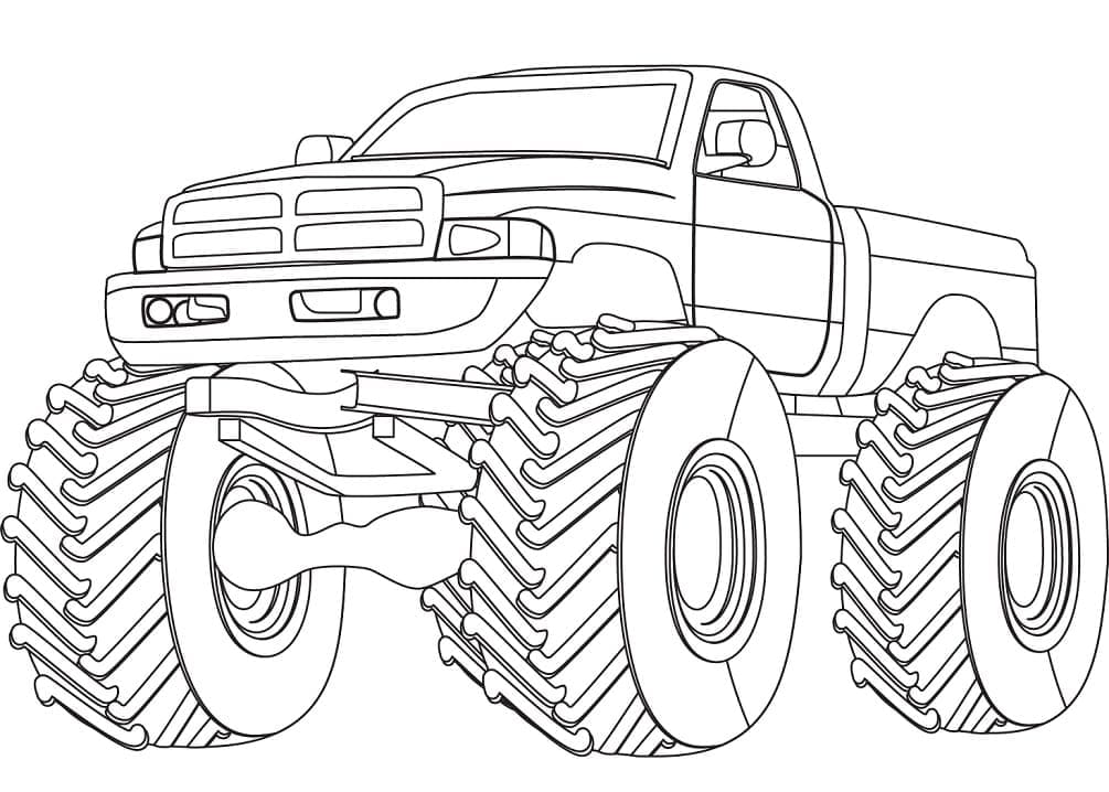 Monster Truck (8) fargelegging