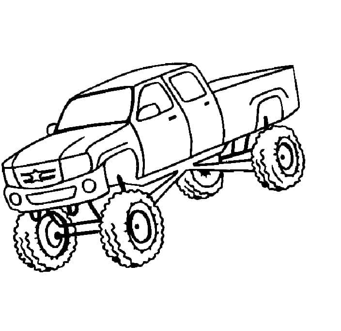 Monster Truck (9) fargelegging