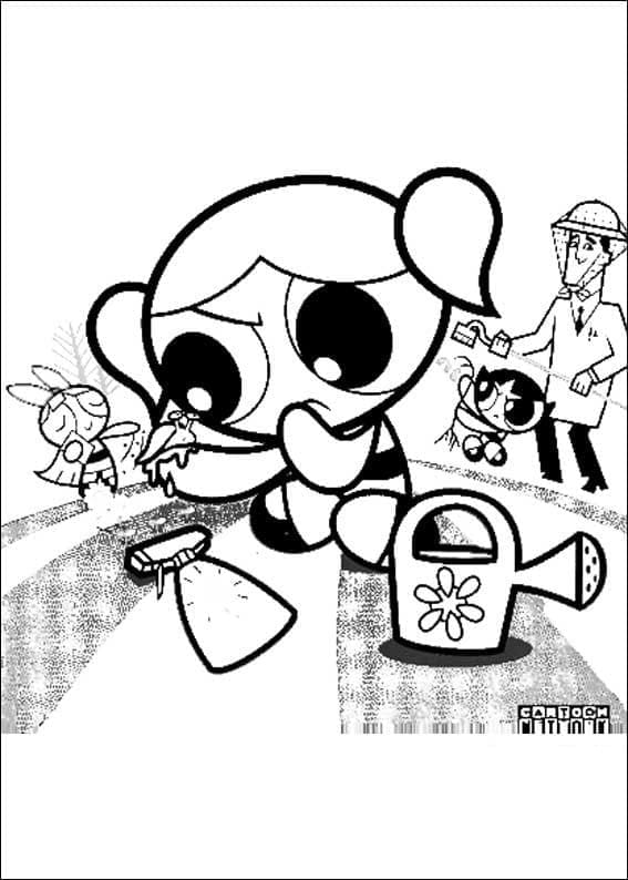 Powerpuffjentene (18) fargelegging