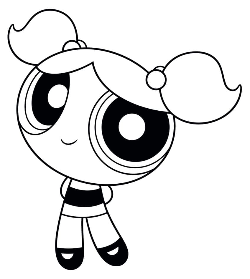 Powerpuffjentene (2) fargelegging