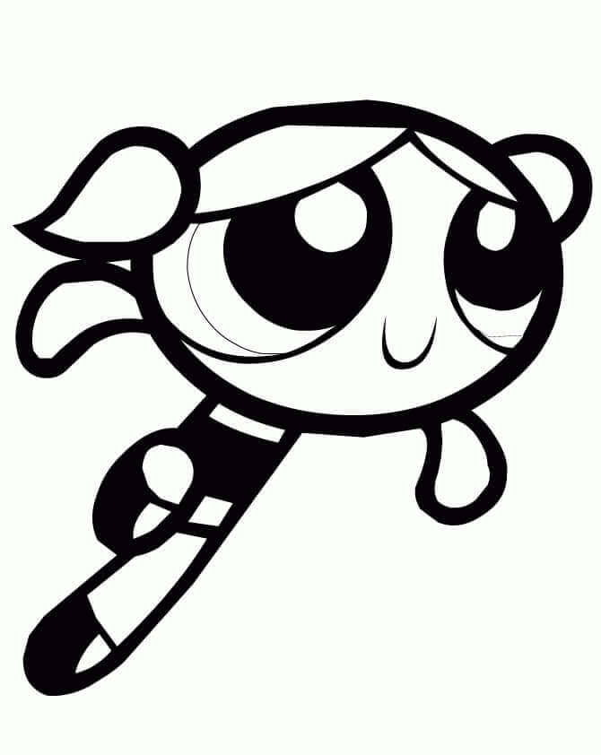 Powerpuffjentene (25) fargelegging