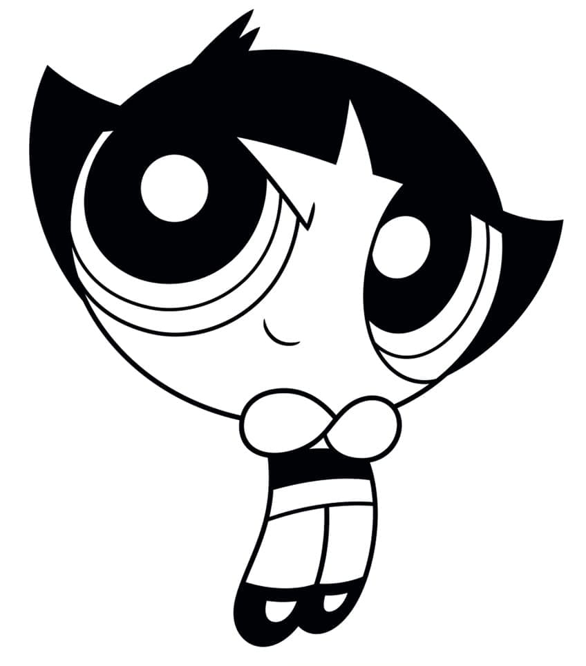 Powerpuffjentene (3) fargelegging