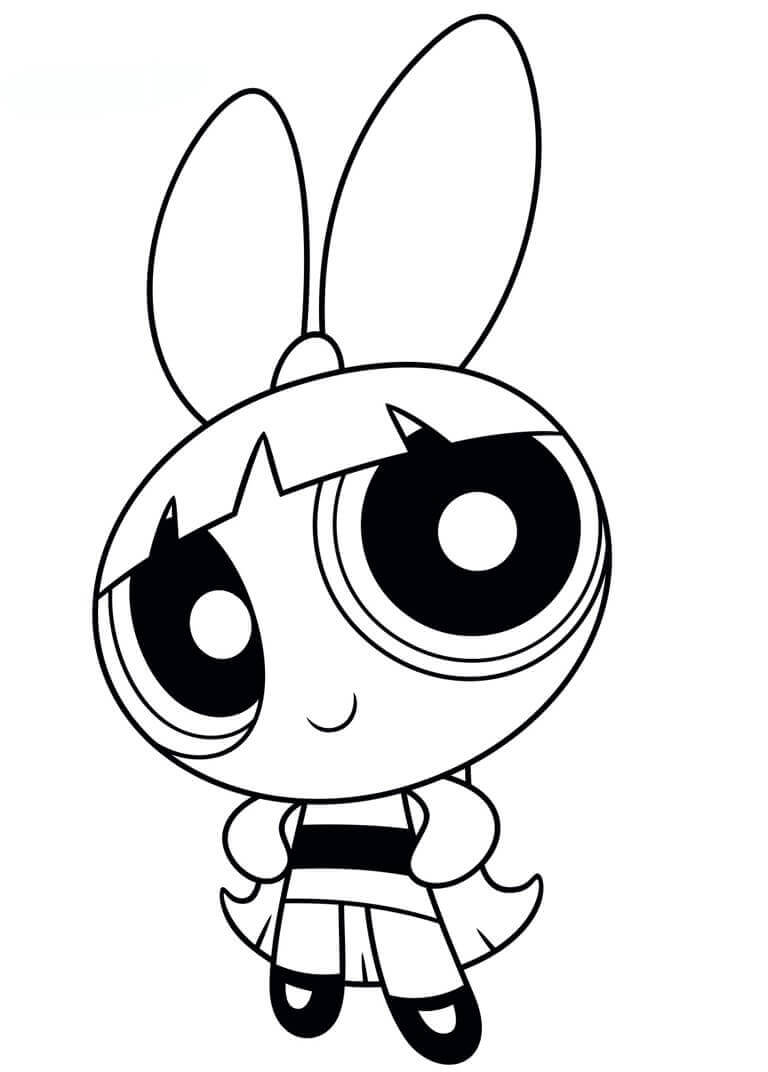 Powerpuffjentene (30) fargelegging