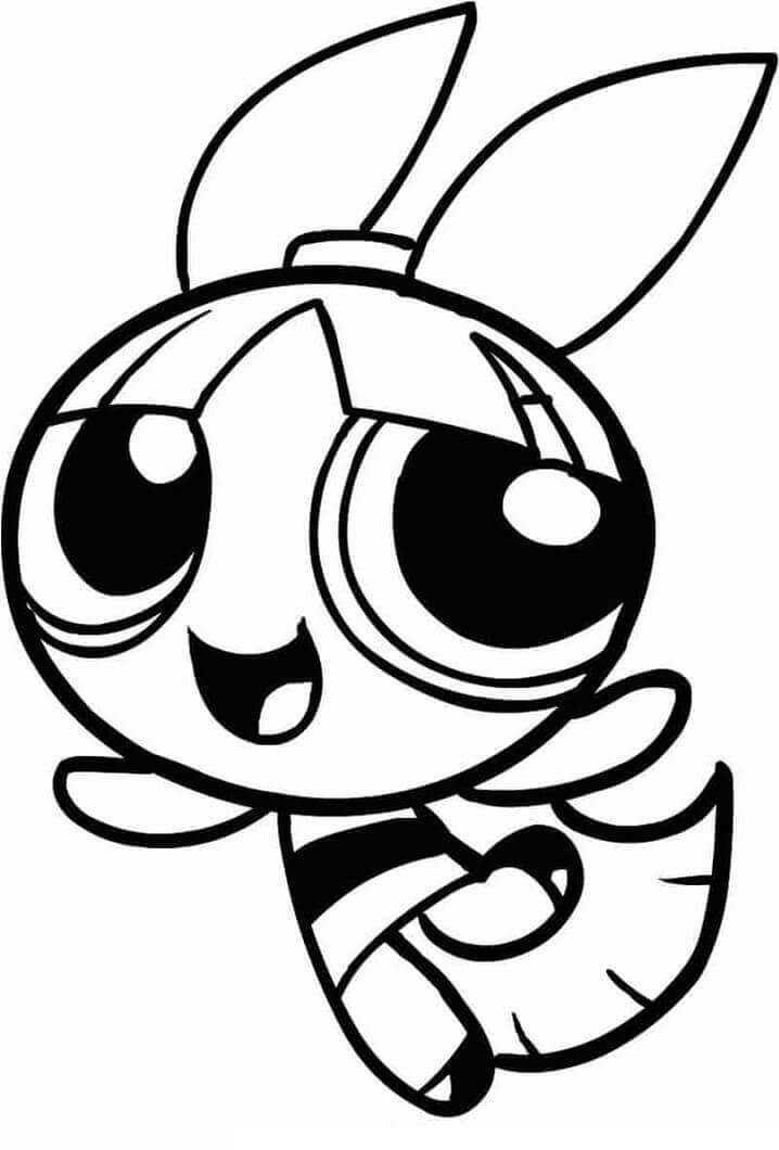 Powerpuffjentene (35) fargelegging