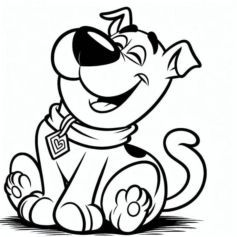 Scooby Doo (1) fargelegging